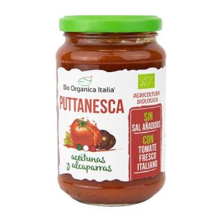 Bio Organica Italia Salsa Tomate Puttanesca 325ml