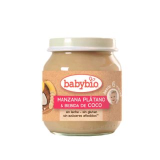 Babybio Potito Orgánico De Manzana Plátano Y Coco 130 g