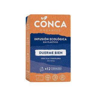 Conca Organics Infusión Duerme Bien Con Tila Y Pasiflora 12 Pirámides