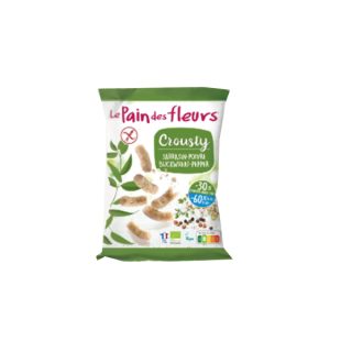 Le Pain Des Fleurs Ganchitos Crousty Sarraceno Pimienta Eco 75 Gramos