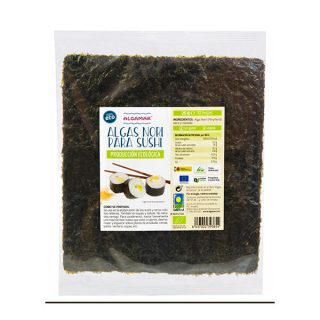 Algamar Alga Nori para Sushi Eco 10 hojas x 25 Gramos