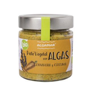 Algamar Pate de Algas Zanahoria y Curcuma 180 Gramos