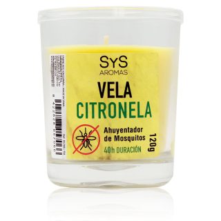 Vela Citronela 120g – 40 horas – SYS Aromas