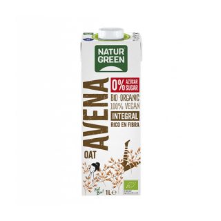 Natur Green Bebida Vegetal Avena Sin Azúcar Eco 1L
