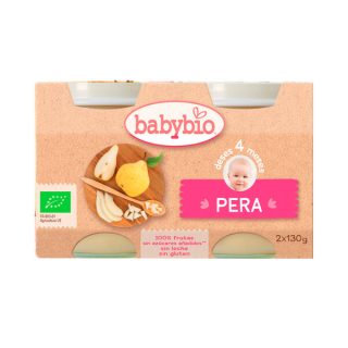 Babybio Potito De Pera 2 x 130 g