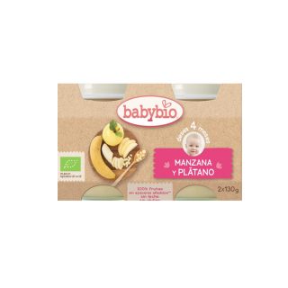 Babybio Potito De Manzana Y Plátano 130 g
