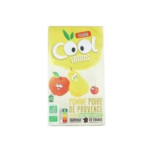 Babybio Vitabio Cool Fruits Pack Familiar De Puré De Manzana Y Pera 12 Bolsitas