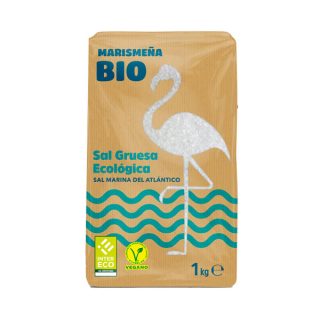 Marismeña Bio Sal Marina Gruesa Ecológica Marismeña Del Atlántico Bio, 1 Kg.