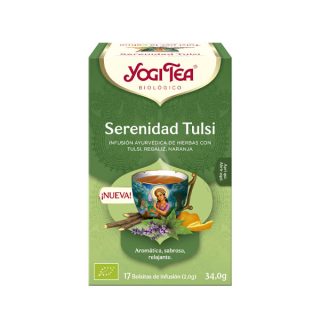 Yogi Tea Serenidad Tulsi Infusion Eco 17 Bolsitas