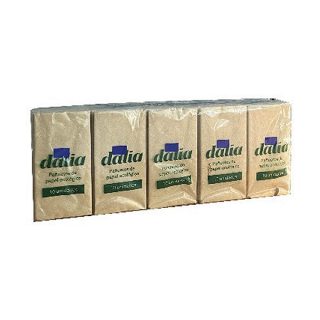 Dalia Pañuelos de Bolsillo Sin Blanquear Eco 10 Paquetes