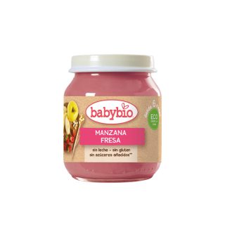 Babybio Potito De Manzana Y Fresa 130 g