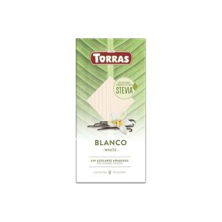 Torras Chocolate Blanco Stevia 100 Gramos