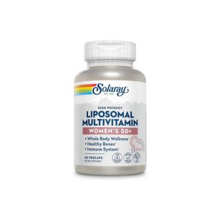 Solaray Liposomal Multivitamin Women´s 50+ Sin Soja 60 Cápsulas