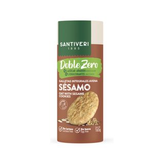 Santiveri Galletas Avena Sesamo Doble Zero Vegan 165 Gramos