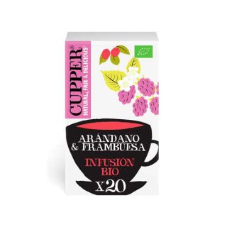 Cupper Infusion Arandano y Frambuesa 20 Bolsas