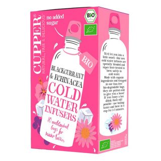 Cupper Infusion fria Grosella Negra y Equinacea Eco 20 Bolsas