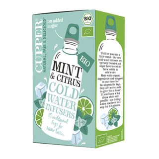 Cupper Infusion Fria con Menta y Citricos Eco 10 Bolsas