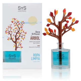 Ambientador Difusor Árbol Ropa Limpia 90ml SYS Aromas