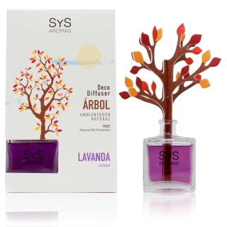 Ambientador Difusor Árbol Lavanda 90ml SYS Aromas