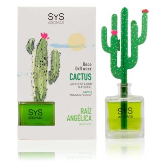 Ambientador Difusor Cactus Raíz Angélica 90ml SYS Aromas
