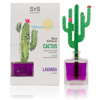 Ambientador Difusor Cactus Lavanda 90ml SYS Aromas