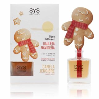 Ambientador Difusor Galleta de Navidad Canela-Jengibre 90ml SYS Aromas