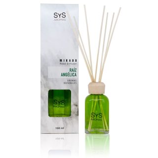 Ambientador Mikado Raíz Angélica 100ml Mármol SYS Aromas