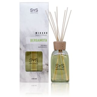 Ambientador Mikado Bergamota 220ml Mármol SYS Aromas