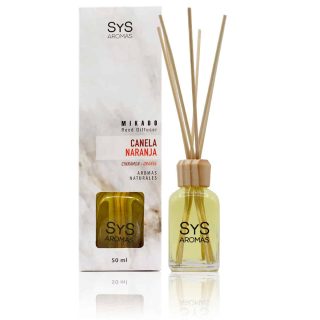 Ambientador Mikado Canela-Naranja 50ml Mármol SYS Aromas