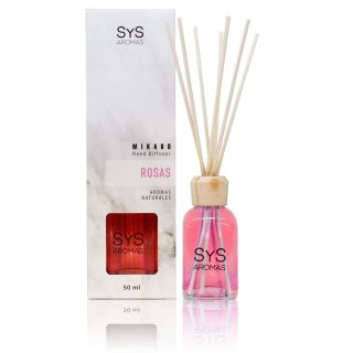 Ambientador Mikado Rosas 50ml Mármol SYS Aromas