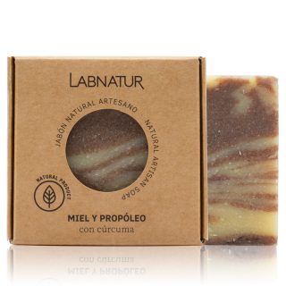 Jabón Natural Premium Miel y Propóleo 100g Labnatur