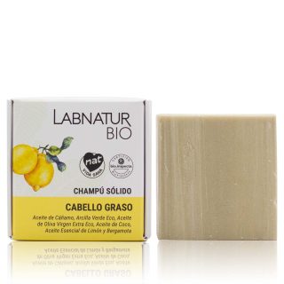 Champú Sólido Cabello Graso 75g Labnatur Bio