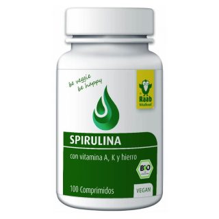 Raab Spirulina Platensis 100 Cápsulas