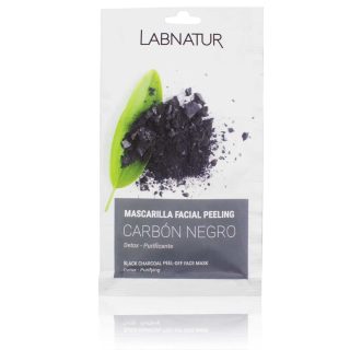 Mascarilla Facial Peeling Carbón Negro 10ml Labnatur