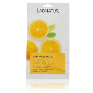 Mascarilla Facial Vitamina C y Retinol Like 15ml Labnatur