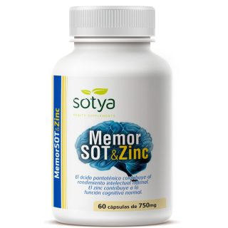 Sotya Memor Sot y Zinc 80 Cápsulas