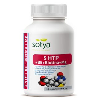 Sotya 5-Htp B6 Biotina Magnesio 750mg 60 Comprimidos