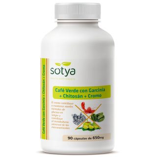 Sotya Cafe Verde Garcinia Chitosan Cromo 90 Cápsulas