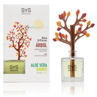 Ambientador Difusor Árbol Aloe Vera-Bambú 90ml SYS Aromas