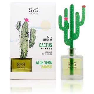 Ambientador Difusor Cactus Aloe Vera-Bambú 90ml SYS Aromas