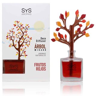 Ambientador Difusor Árbol Frutos Rojos 90ml SYS Aromas
