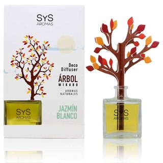 Ambientador Difusor Árbol Jazmín Blanco 90ml SYS Aromas