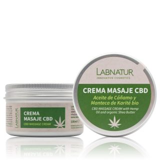 Crema Masaje CBD 100ml Labnatur