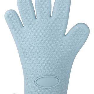 Guante Manopla Antideslizante P/ Cocina Horno Silicona Tela