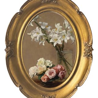 Portarretrato Oval Decorativo 20×15 Mesa O Pared