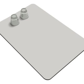 Alfombrilla Absorbente Seca Platos Vasos Cocina 30cm X 40cm