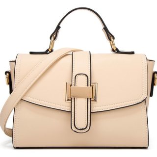 Cartera Bandolera En Cuero Pu Estilo Retro Moderno Hebilla