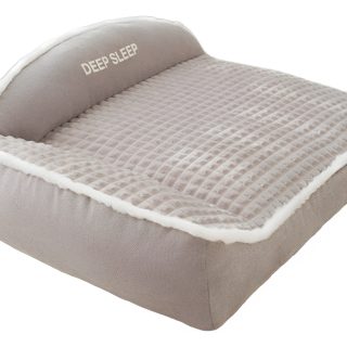 Cucha Cuna Cama Para Perro Con Borde Tipo Sofa Mascota Xl