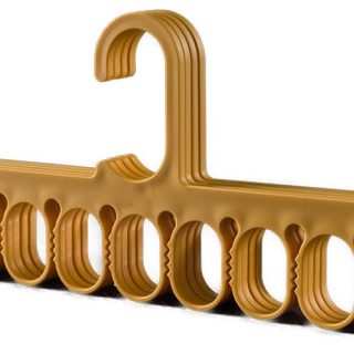 Percha Organizadora Con 8 Pinzas – Amarillo