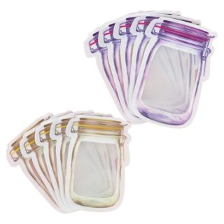 Pack X 10 Bolsitas Bolsas Cierre Hermético Ideal Snacks